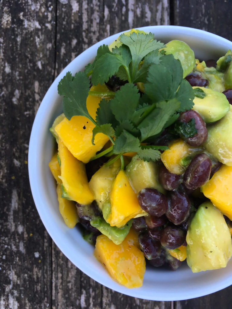 Peach or Mango Avocado Black Bean Salad Wolff's Apple House