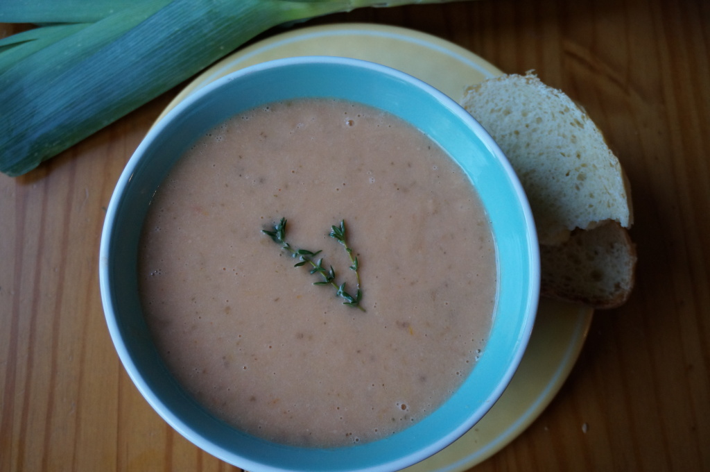 Leek Soup above